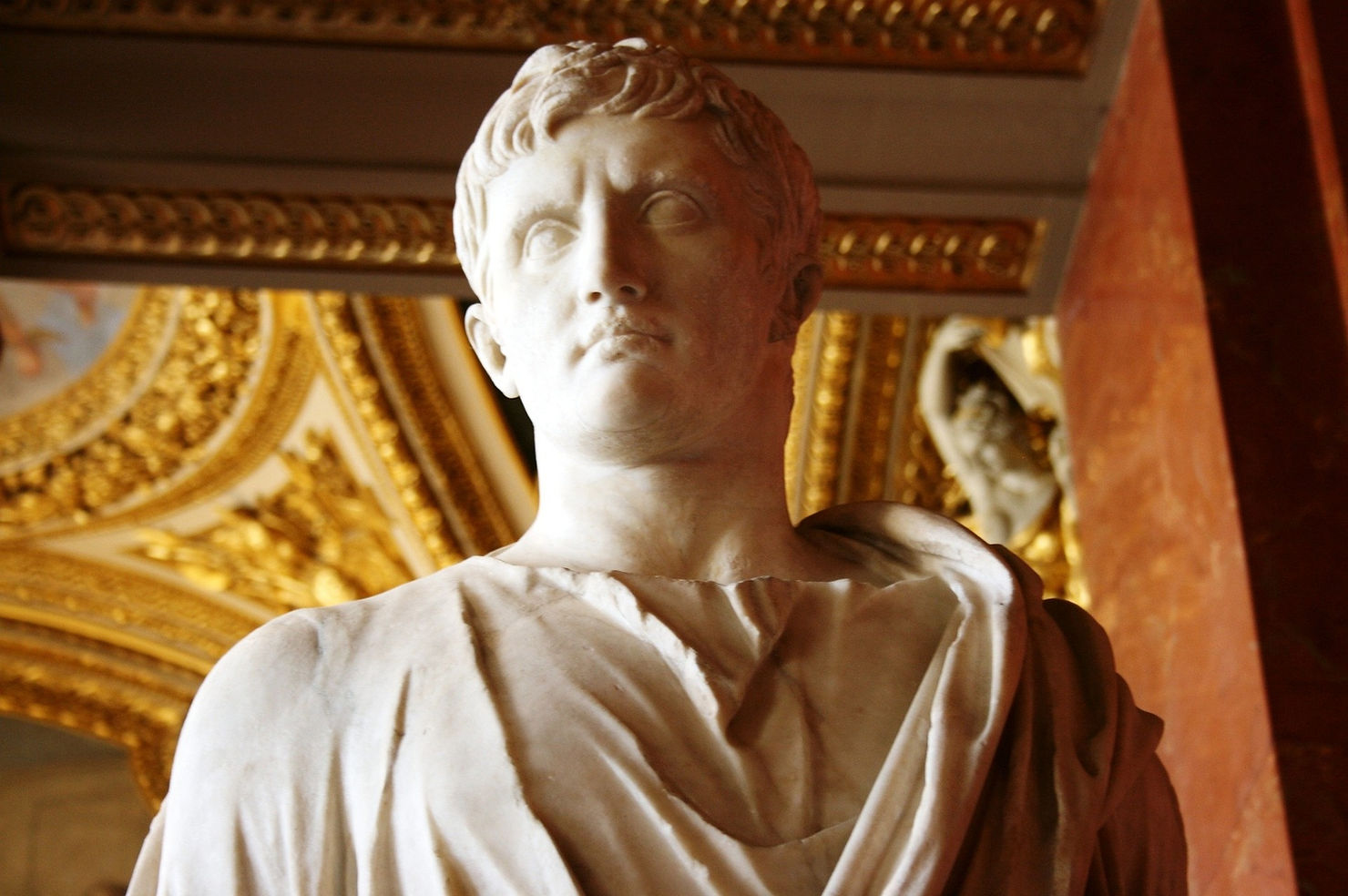 Marble bust of Augustus Caesar